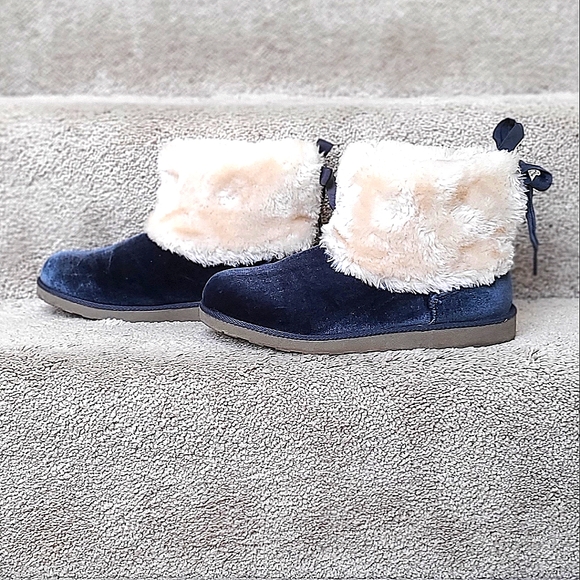 Blue Fur Bootie - Picture 2 of 7